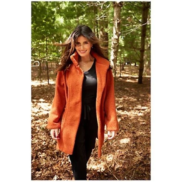 Encore by Idina Menzel Soho Sherpa Coat - Picture 4 of 6